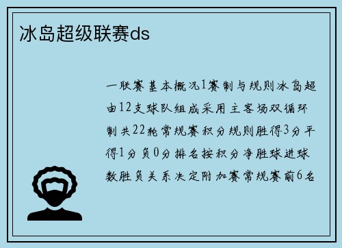 冰岛超级联赛ds